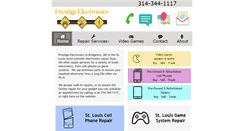 Desktop Screenshot of prestige-electronics.com